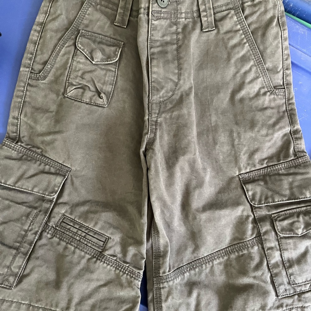 Lot 2 pair shorts. Size 7 boy. Old Navy cargo, sonoma.